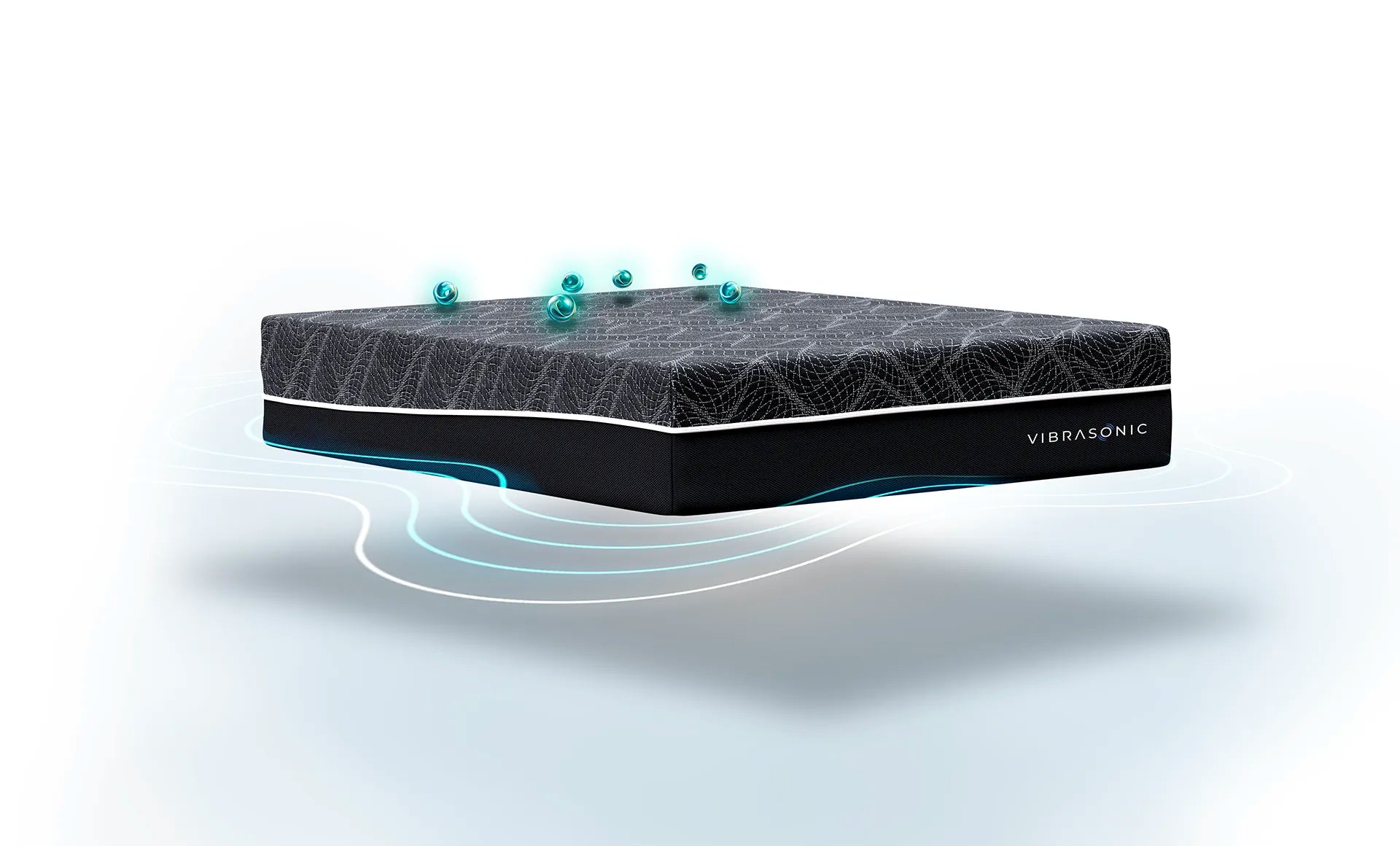 VibraSonic Memory Foam Mattress with Built-In Subwoofers (without Adjustable Base)