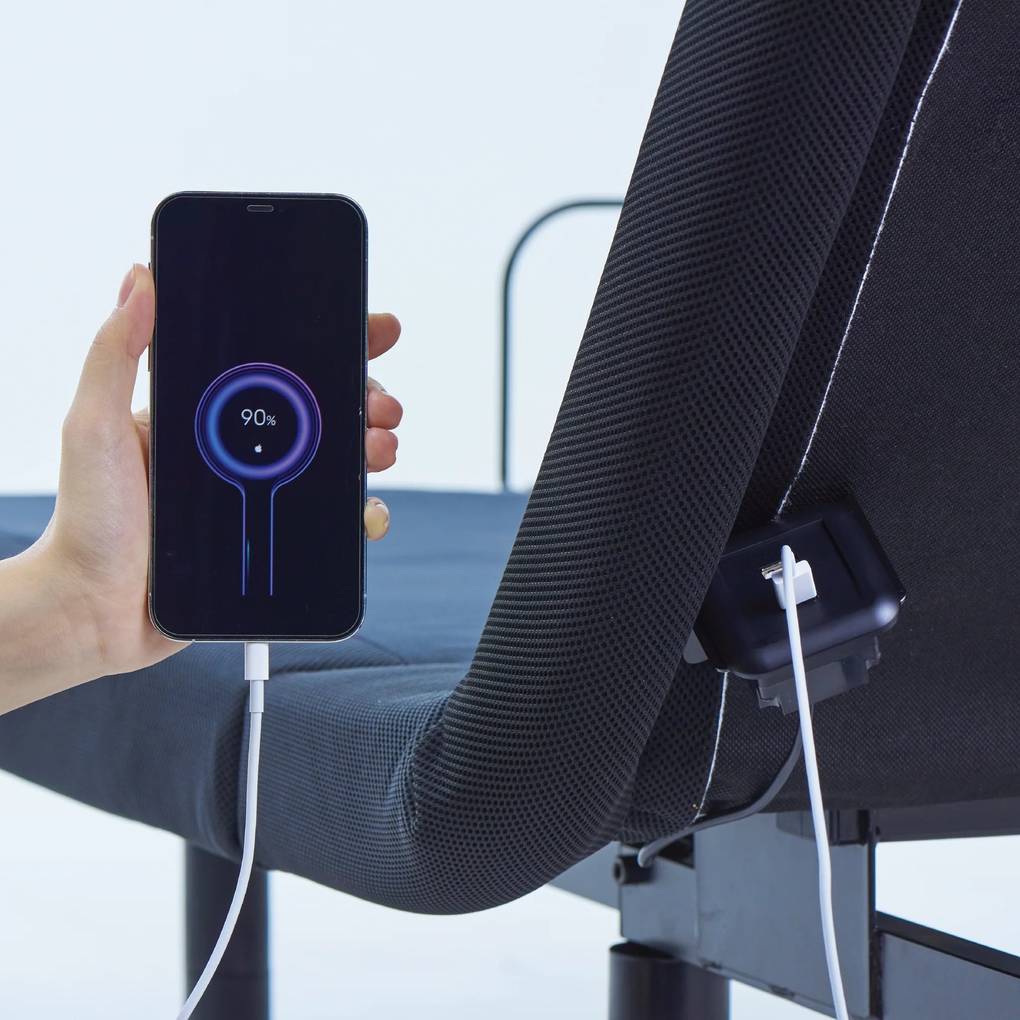 adjustable base USB port