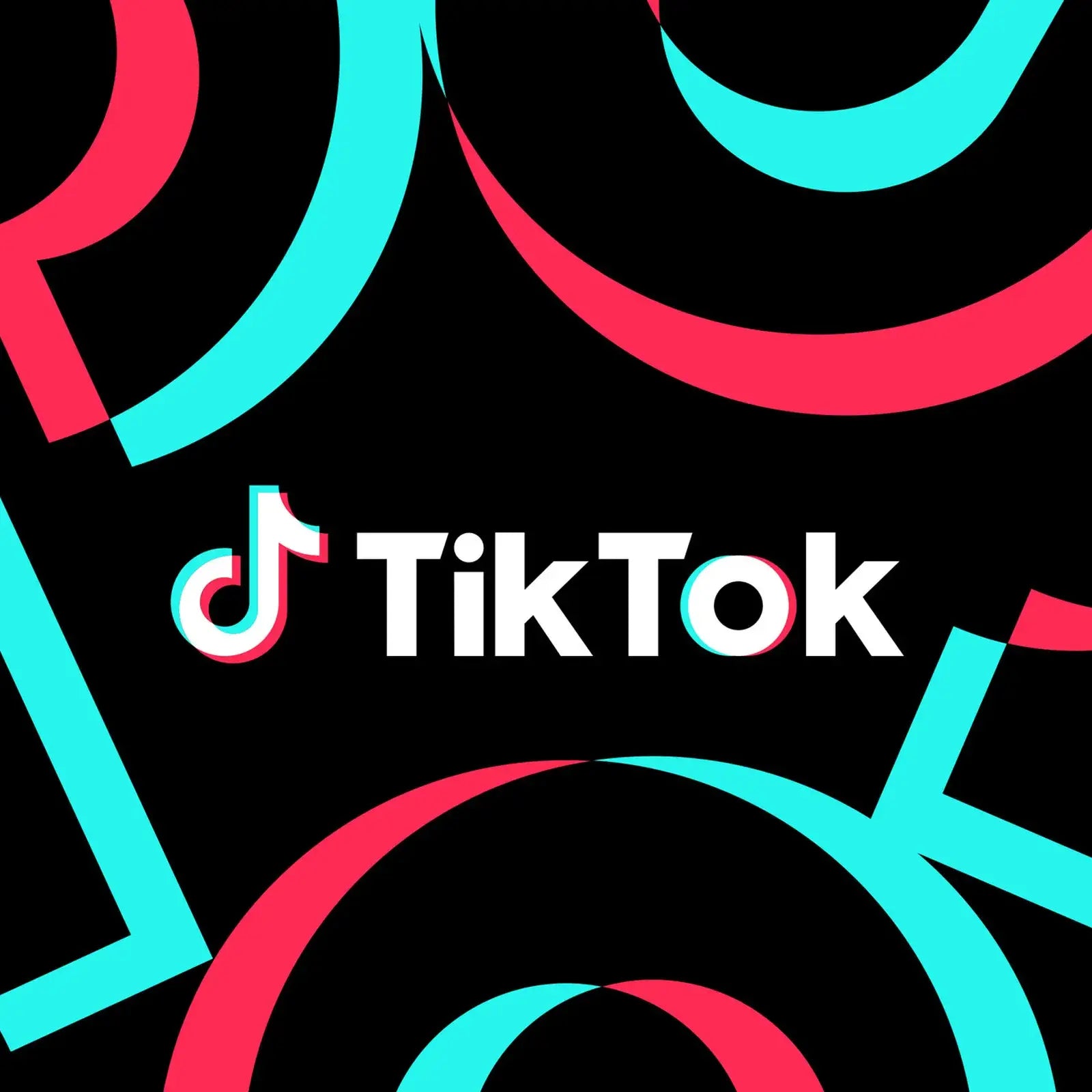 tiktok logo background