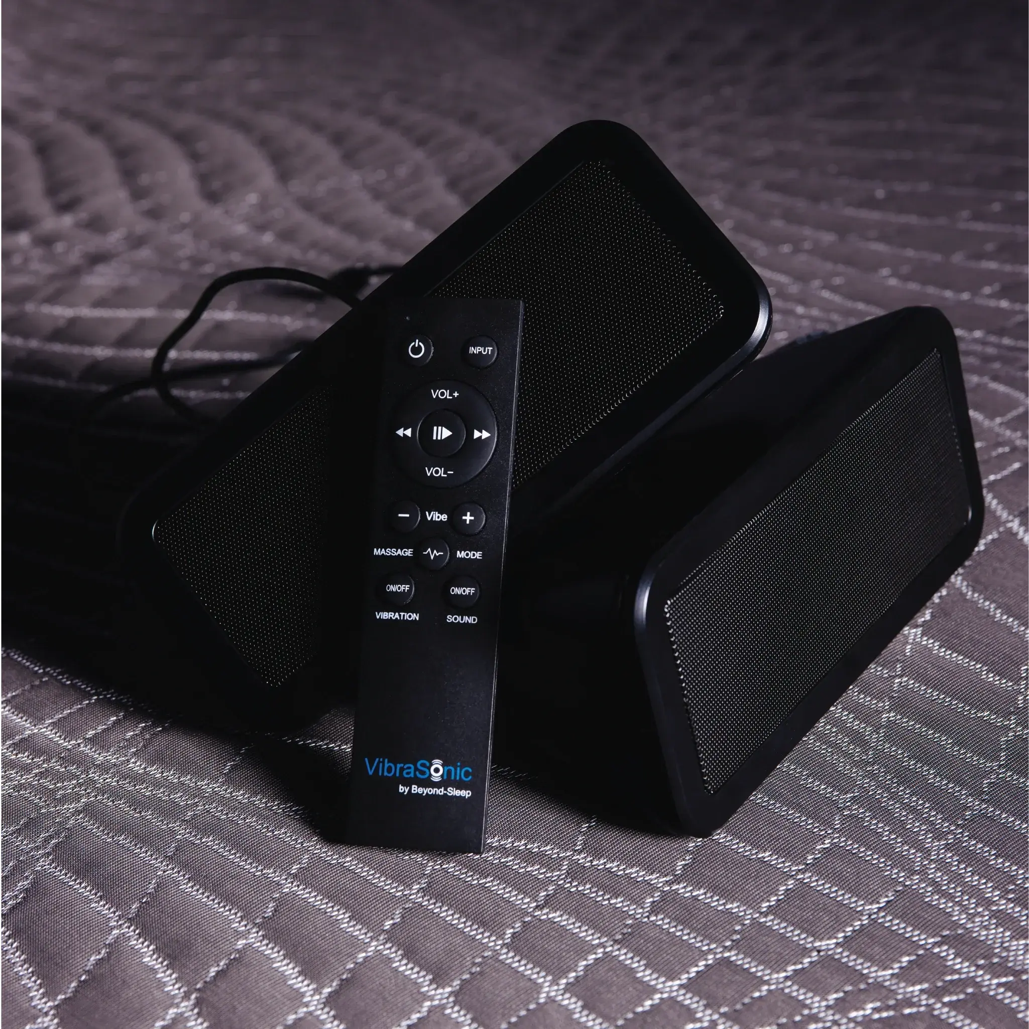 VibraSonic Mattress with Built-In Subwoofers & Adjustable Base (Bundle)
